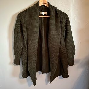 LOFT open front cardigan